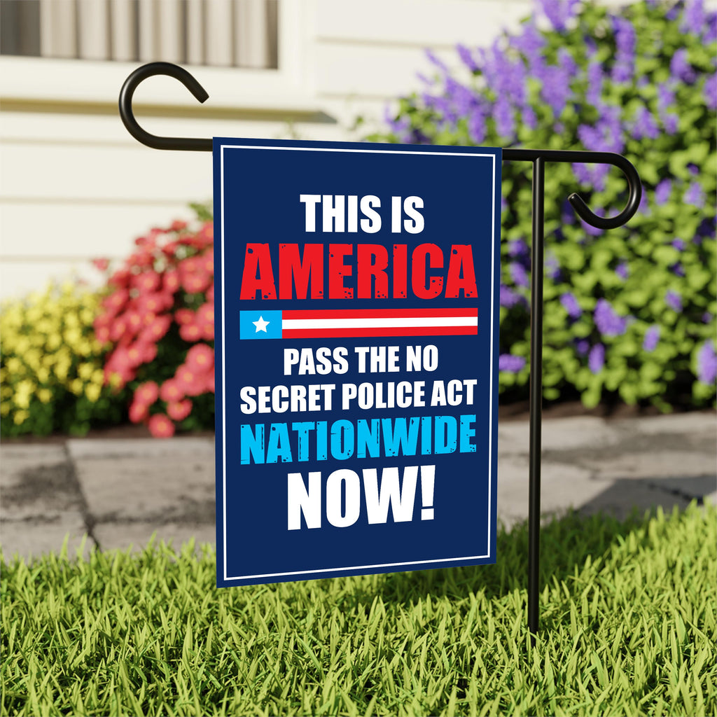 Rejecting Kings Since 1776 Garden Flag, Double Sided, John Lewis, Resist Hate, Anti-Trump Flag, Resist Racism Flag, Resist Fascism Flag