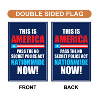 Rejecting Kings Since 1776 Garden Flag, Double Sided, John Lewis, Resist Hate, Anti-Trump Flag, Resist Racism Flag, Resist Fascism Flag