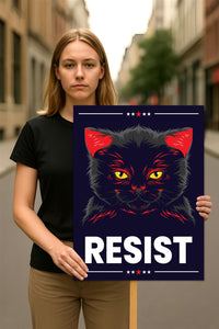 Pendejo No Kings In America Protest Sign, Anti-Trump Resistance, Political Activist Rally Sign, Resist Racism, Resist Fascism Protest Poster