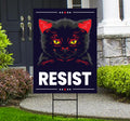 Resistance No Kings In America Yard Sign, Resist Hate Lawn Sign, Anti-Trump, No Kings Liberty, Resist Fascism Yard Sign with Metal H-Stake