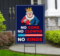 No Kings In America Yard Sign - Resist Hate Lawn Sign, Anti-Trump Sign