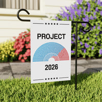Project 2026 Protest Garden Flag, Double Sided, No Kings In America, Anti-Trump Flag