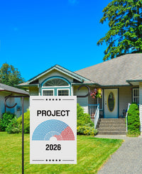 Project 2026 Protest Garden Flag, Double Sided, No Kings In America, Anti-Trump Flag