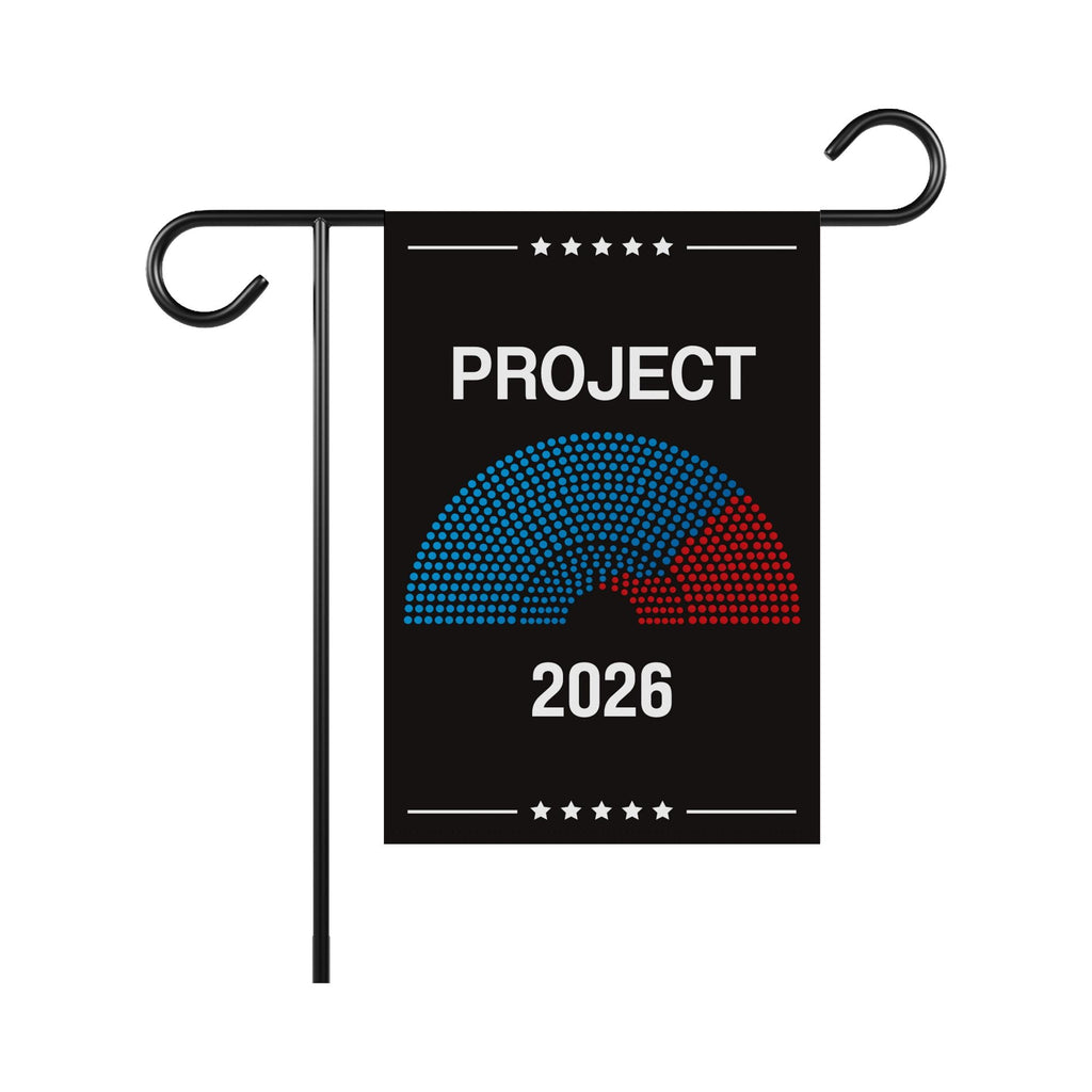 Project 2026 Protest Garden Flag, Double Sided, No Kings In America, Anti-Trump Flag