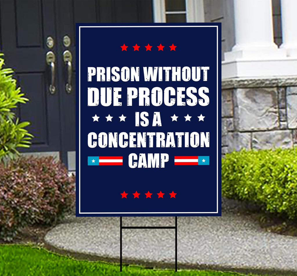 We Stand With Immigrants Yard Sign - Resist Hate Lawn Sign, Anti-Trump Sign