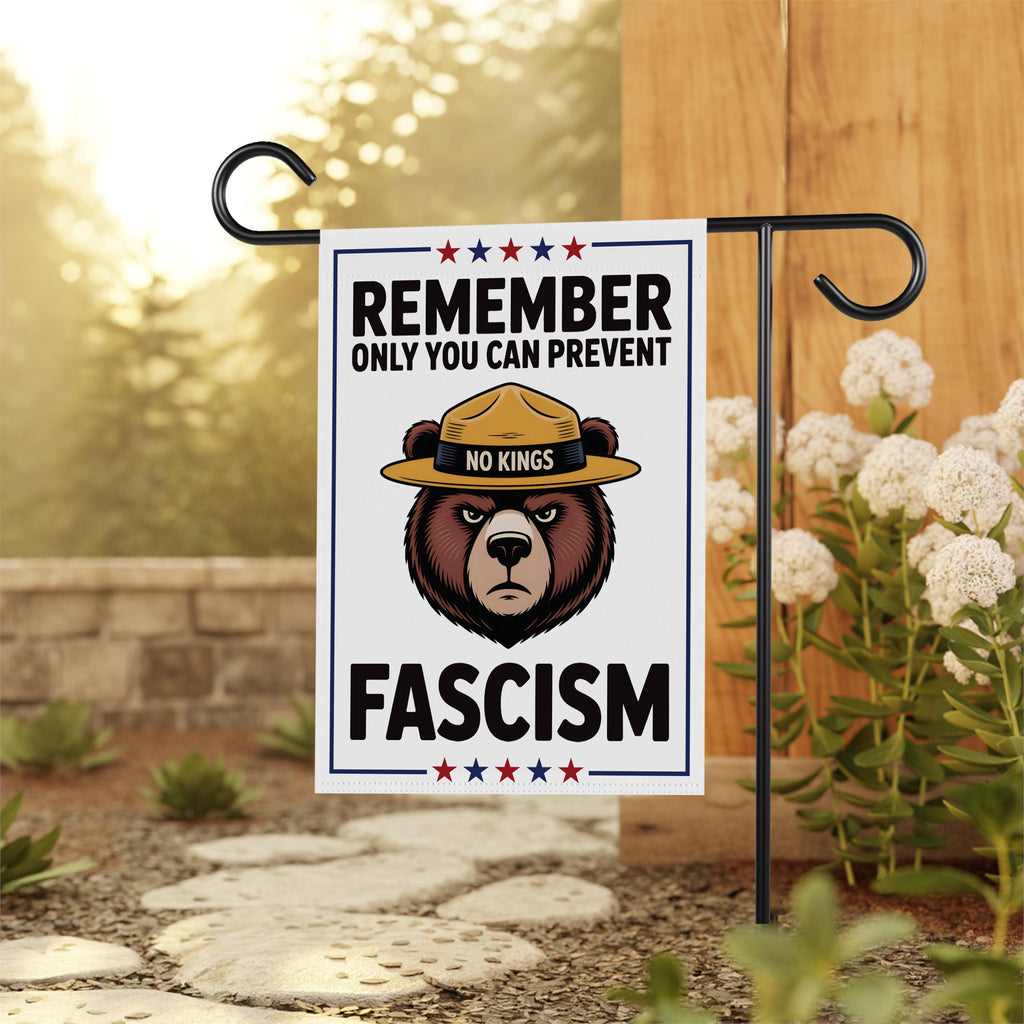 No Kings In America Garden Flag, Double Sided, Resist Hate Flag, Anti-Trump Flag