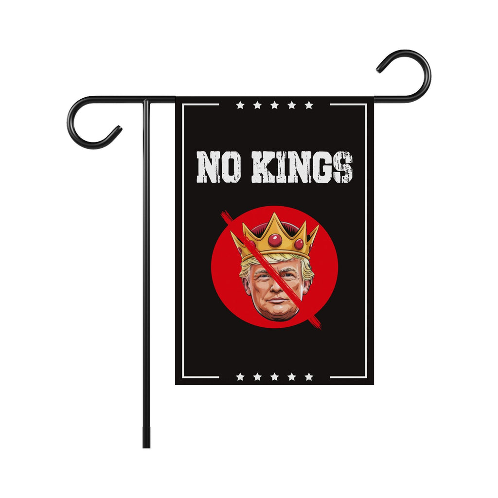 No Kings In America Garden Flag, Double Sided, Resist Hate Flag, Anti-Trump Flag