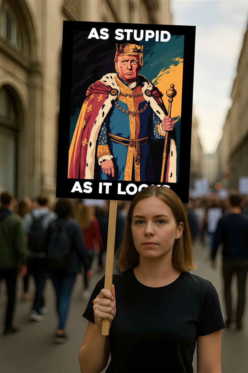 As Stupid As It Looks Protest Sign, Anti-Trump Resistance, Political Activist Protest Poster