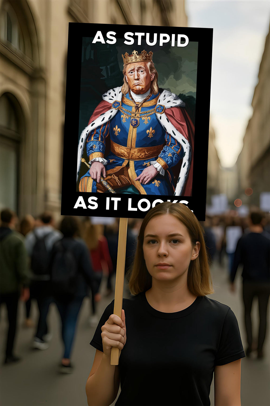 As Stupid As It Looks Protest Sign, Anti-Trump Resistance, Political Activist Protest Poster