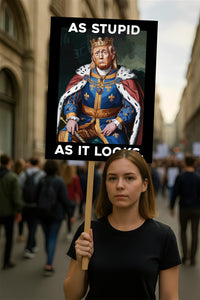 As Stupid As It Looks Protest Sign, Anti-Trump Resistance, Political Activist Protest Poster