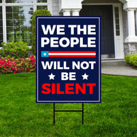 We the People Yard Sign - Resist Hate Lawn Sign, Anti-Trump Sign