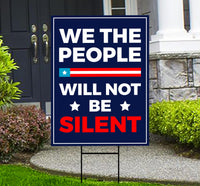 We the People Yard Sign - Resist Hate Lawn Sign, Anti-Trump Sign
