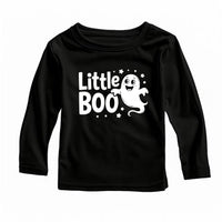 Little Boo Baby Bodysuit, Cute Ghost Baby Shirt, Retro Halloween Toddler Sweatshirt - Fall Baby Outfit, Spooky Season Infant Clothes