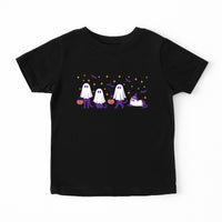 Ghost Kitty Cat Baby Bodysuit, Cute Ghost Baby Shirt, Retro Halloween Toddler Sweatshirt - Fall Cat Outfit, Spooky Season Baby Clothes