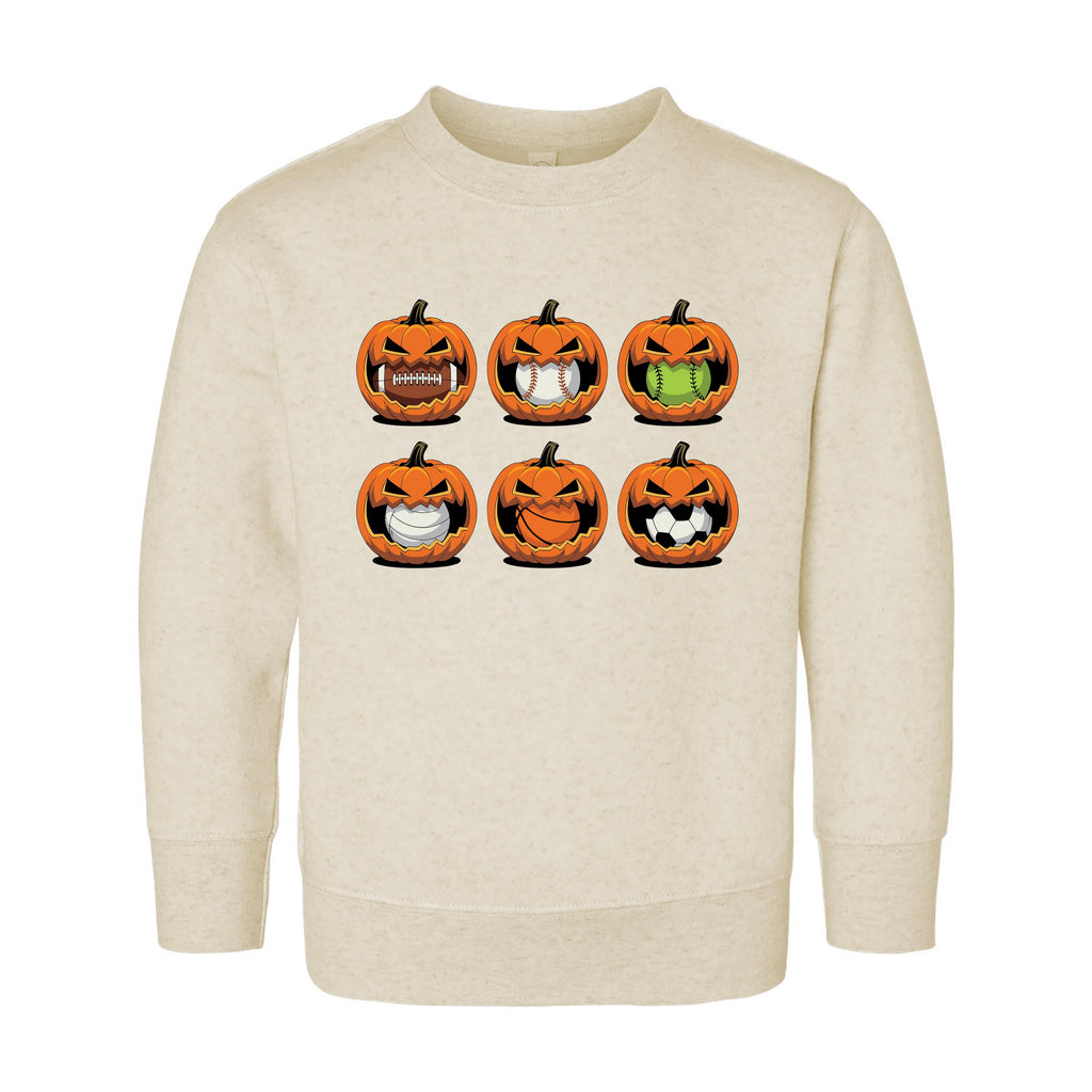 Sports Pumpkin Baby Bodysuit, Boys Halloween Baby Shirt, Athletic Toddler Sweatshirt - Fall Sports Outfit