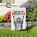 Resist Statue of Liberty Protest Garden Flag, Double Sided, Resist Hate, Anti-Trump, Resist Racism, Resist Fascism Flag
