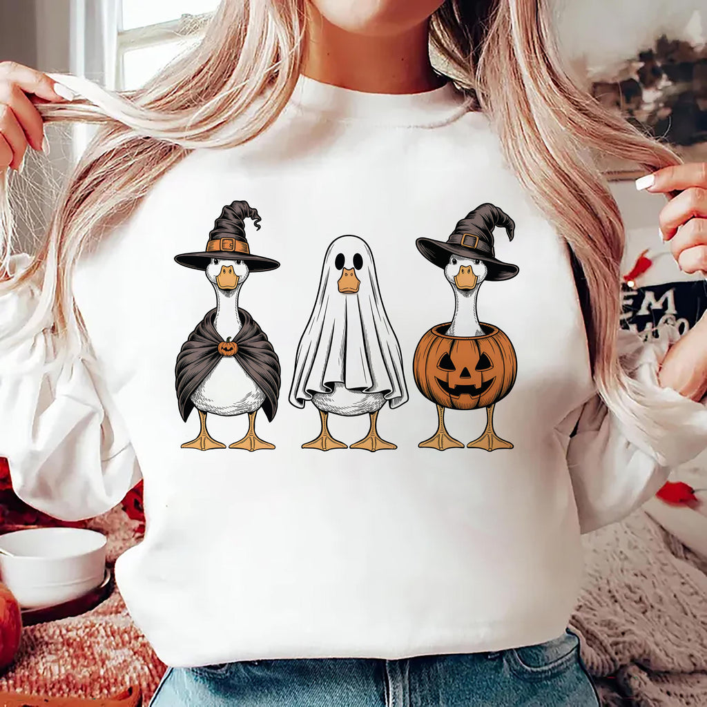 Boo Ghost Goose Short Sleeve T-Shirt