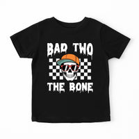 Halloween 2nd Birthday Shirt, Bad Two the Bone Baby Bodysuit, Custom Year Old Toddler Sweatshirt - Spooky Boy Outfit, Skeleton Theme