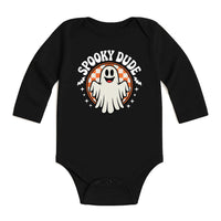 Spooky Dude Baby Bodysuit, Retro Ghost Boy Baby Shirt, Halloween Toddler Sweatshirt - Cute Fall Outfit for Boys, Trick or Treat Look