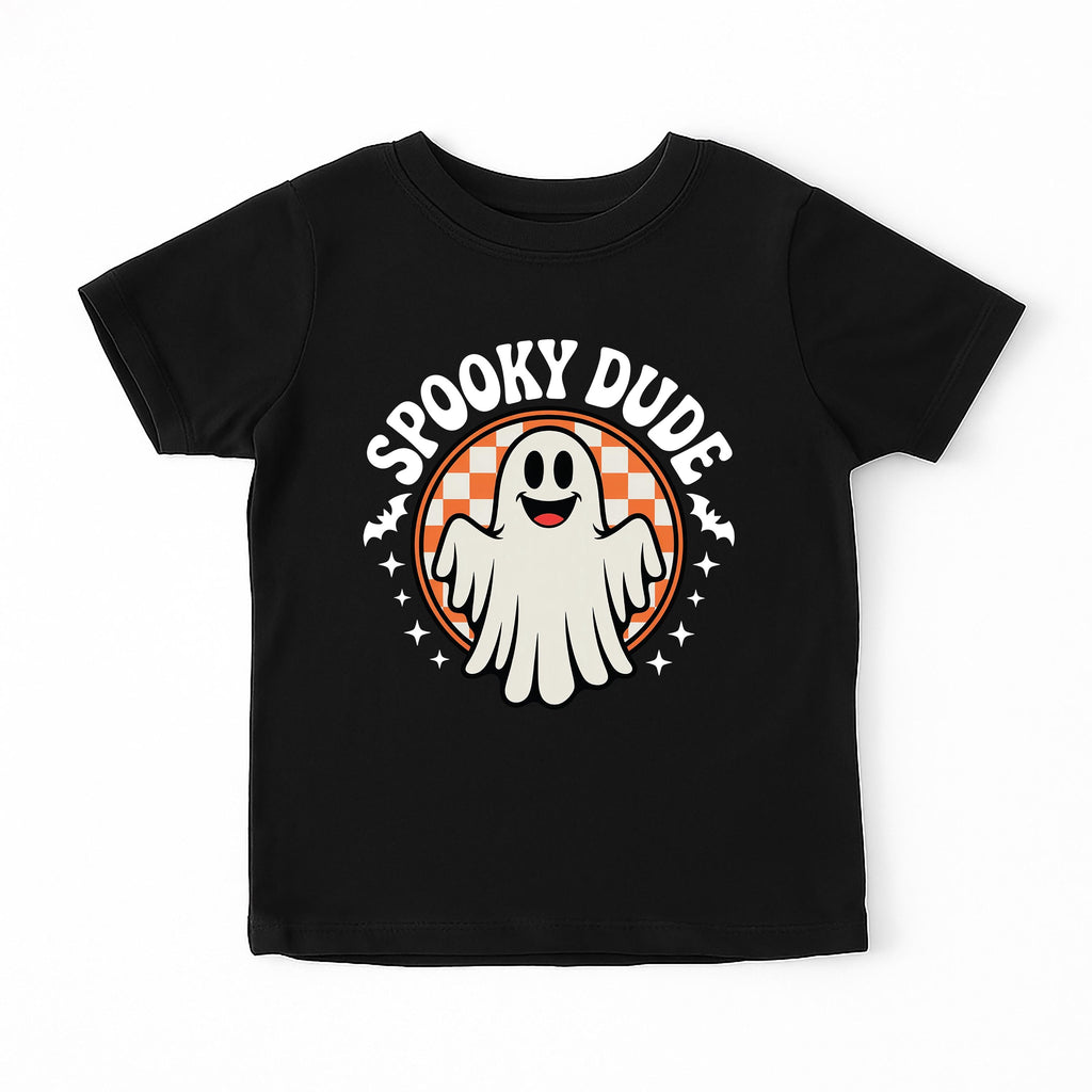 Spooky Dude Baby Bodysuit, Retro Ghost Boy Baby Shirt, Halloween Toddler Sweatshirt - Cute Fall Outfit for Boys, Trick or Treat Look
