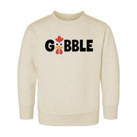 Gobble Baby Bodysuit, Funny Turkey Baby Shirt, Cute Toddler Thanksgiving Sweatshirt
