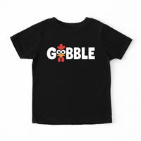 Gobble Baby Bodysuit, Funny Turkey Baby Shirt, Cute Toddler Thanksgiving Sweatshirt