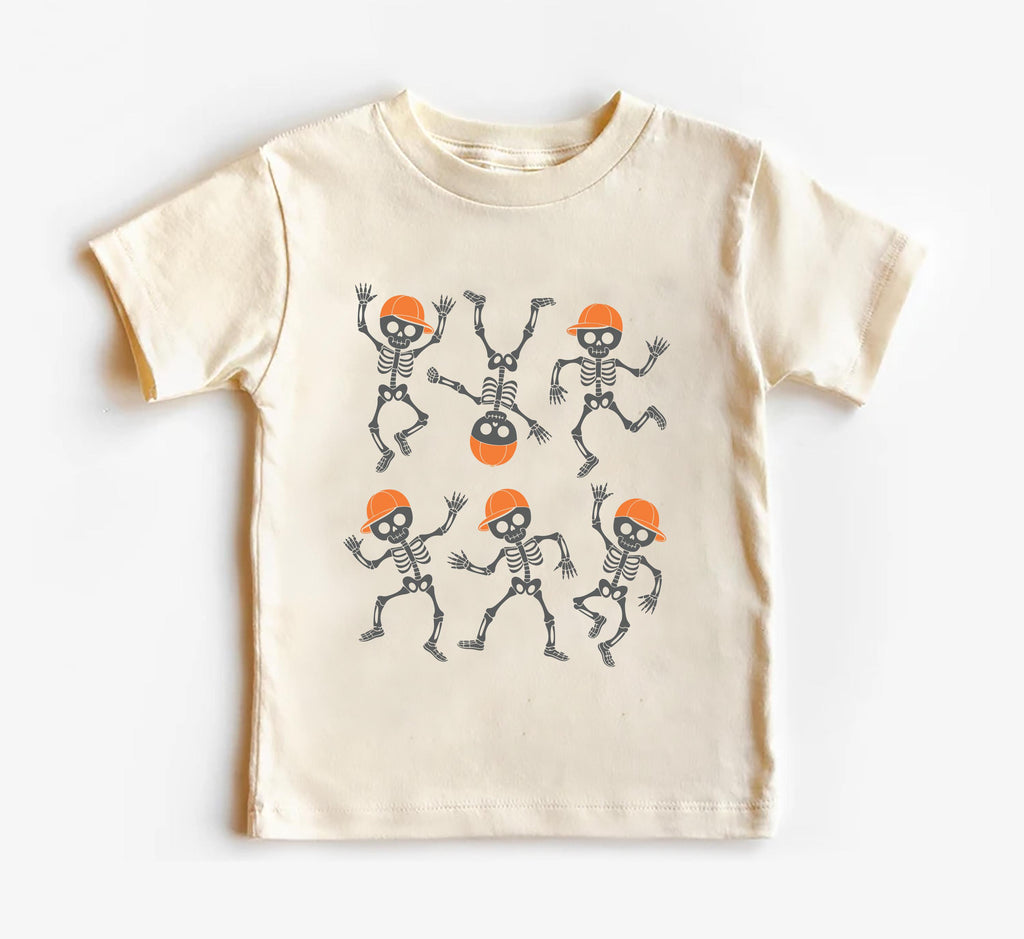 Dancing Skeletons Baby Bodysuit, Retro Halloween Boy Baby Shirt, Toddler Sweatshirt - Spooky Fall Kids Outfit, Trick or Treat Clothes