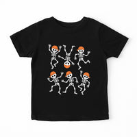 Dancing Skeletons Baby Bodysuit, Retro Halloween Boy Baby Shirt, Toddler Sweatshirt - Spooky Fall Kids Outfit, Trick or Treat Clothes