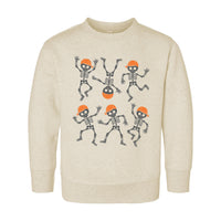 Dancing Skeletons Baby Bodysuit, Retro Halloween Boy Baby Shirt, Toddler Sweatshirt - Spooky Fall Kids Outfit, Trick or Treat Clothes
