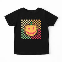 Retro Pumpkin Baby Shirt, Girls Halloween Baby Bodysuit, Cute Toddler Sweatshirt - Fall Spooky Outfit, Trick or Treat Kids Gift Idea