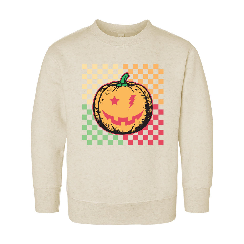 Retro Pumpkin Baby Shirt, Girls Halloween Baby Bodysuit, Cute Toddler Sweatshirt - Fall Spooky Outfit, Trick or Treat Kids Gift Idea