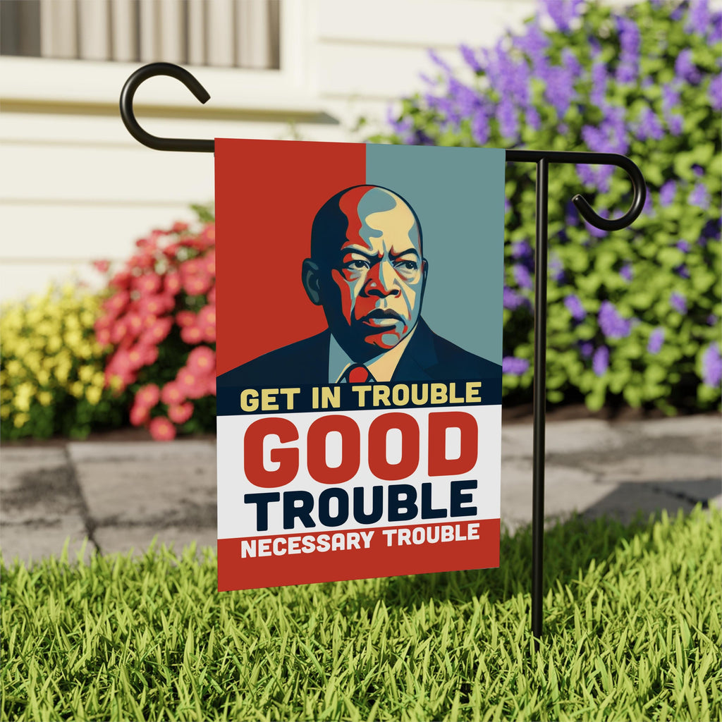 Rejecting Kings Since 1776 Garden Flag, 12x18 Inch Double Sided, Resist Hate, Anti-Trump Sign, Resist Racism Flag, Resist Fascism Sign (Copy)