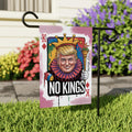 No Kings In America Protest Garden Flag, Double Sided, Resist Hate Flag, Anti-Trump Flag, Resist Racism Flag, Resist Fascism Flag