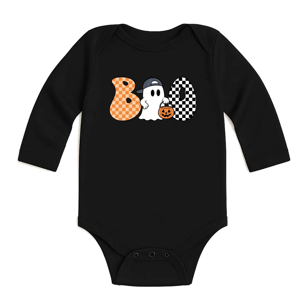 Boys Halloween Baby Bodysuit, Boo Baby Shirt, Toddler Sweatshirt Costume - Spooky Trick or Treat Outfit, Cute Fall Boys Halloween Look