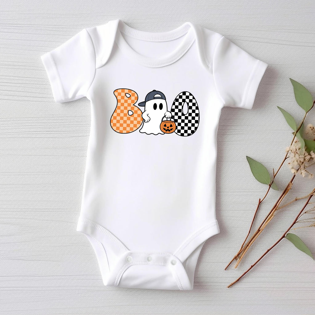Boys Halloween Baby Bodysuit, Boo Baby Shirt, Toddler Sweatshirt Costume - Spooky Trick or Treat Outfit, Cute Fall Boys Halloween Look