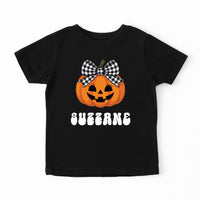 Personalized Pumpkin Baby Bodysuit, Custom Name Girl Baby Shirt, Toddler Sweatshirt - Cute Fall Halloween Outfit, Autumn Baby Gift Idea