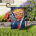 Trump Lies - No Kings In America Protest Garden Flag, Double Sided, Resist Hate, Anti-Trump Flag, Resist Racism Flag, Resist Fascism Flag