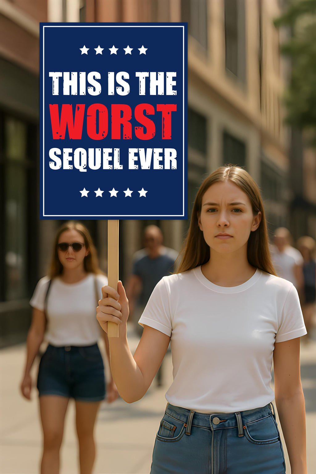 This Worst Sequel Ever, No Kings In America Protest Sign, Anti-Trump, Political Activist Poster, Rally Sign, Resist Fascism Protest Poster