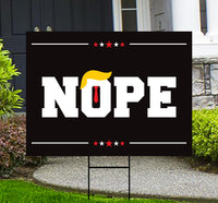 No Kings In America Yard Sign - Resist Hate Lawn Sign, Anti-Trump Sign, No Kings Liberty, Resist Fascism Yard Sign with Metal H-Stake
