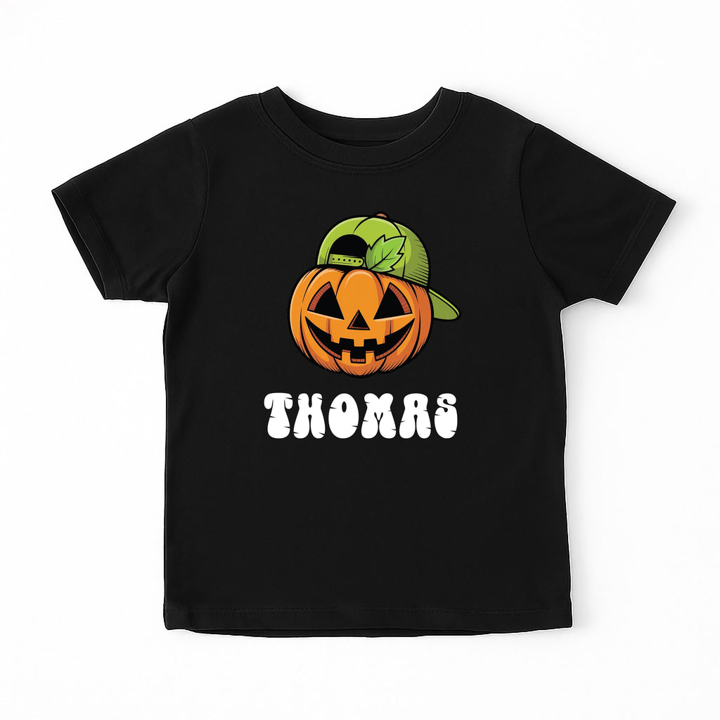 Personalized Boys Fall Baby Shirt, Pumpkin Baby Bodysuit, Toddler Sweatshirt - Custom Name Halloween Outfit, Cute Boy Pumpkin Clothes