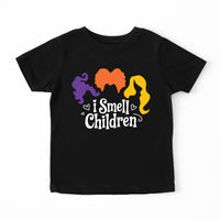 I Smell Children Baby Bodysuit, Funny Hocus Pocus Baby Shirt, Toddler Sweatshirt - Halloween Baby Outfit, Cute Witchy Fall Costume
