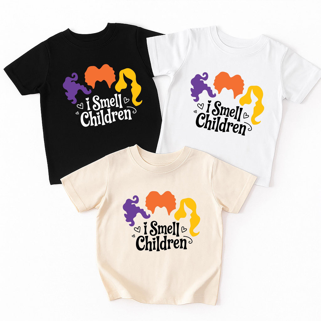 I Smell Children Baby Bodysuit, Funny Hocus Pocus Baby Shirt, Toddler Sweatshirt - Halloween Baby Outfit, Cute Witchy Fall Costume