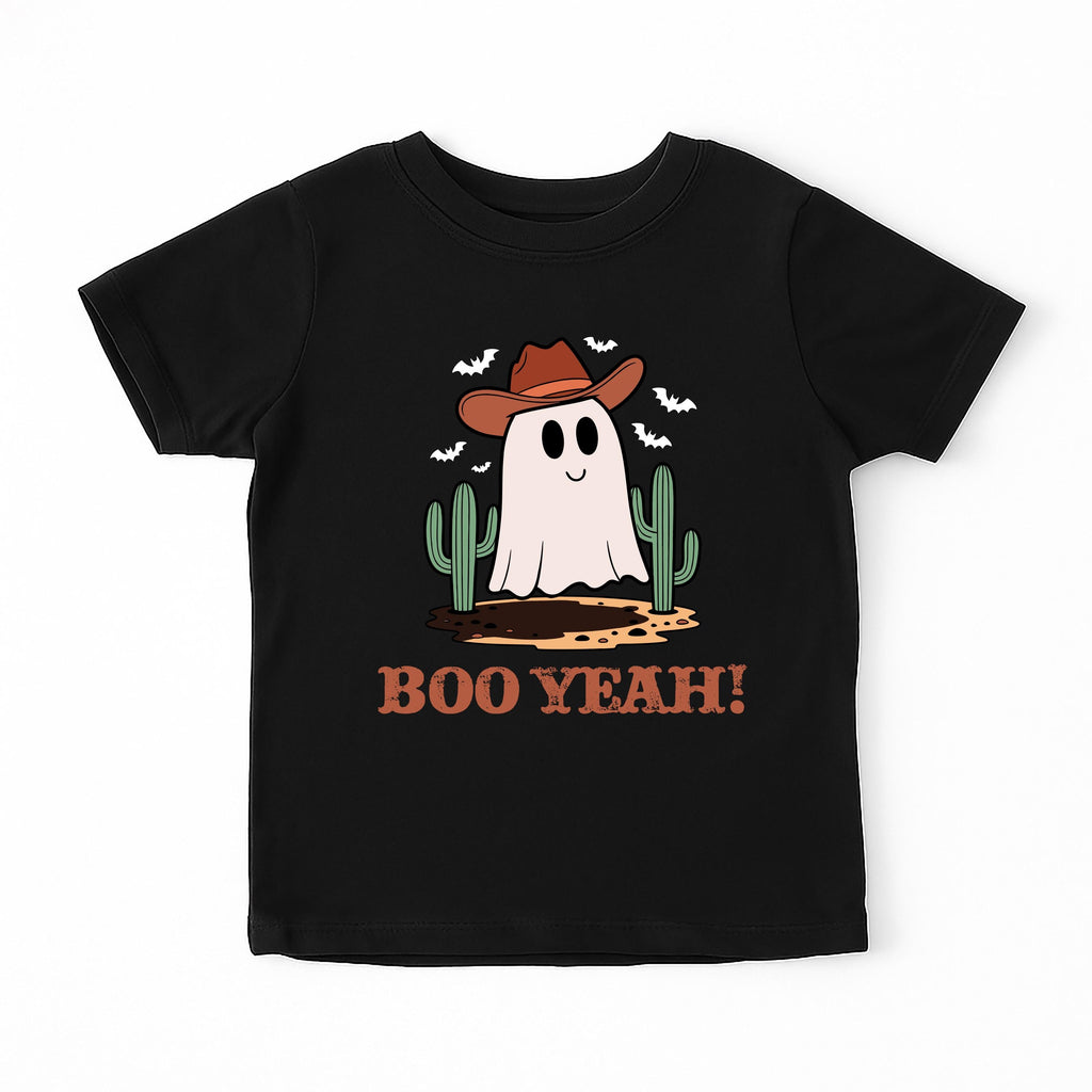 Retro Boo Ya Baby Shirt, Boo Yeah Ghost Baby Bodysuit, Toddler Sweatshirt - Cute Halloween Outfit, Funny Spooky Fall Baby Costume
