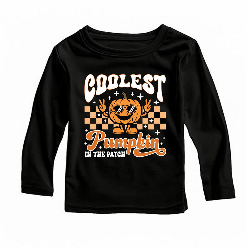 Boys Halloween Baby Shirt, Coolest Pumpkin Baby Bodysuit, Toddler Sweatshirt - Funny Fall Pumpkin Outfit, Cute Spooky Boy Costume