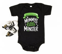 Funny Halloween Baby Shirt, Mommy’s Little Monster Baby Bodysuit, Toddler Sweatshirt - Cute Spooky Outfit for Fall, Monster Costume