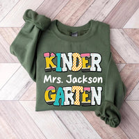 Custom Kindergarten Teacher Sweatshirt