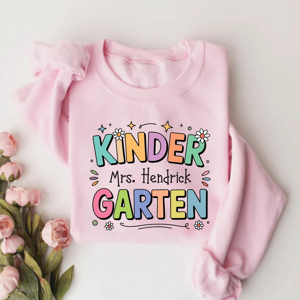 Personalized Kindergarten Teacher Sweatshirt
