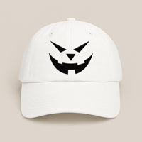 Jack-o-lantern Pumpkin Embroidered Hat, Spooky Season Baseball Cap, Halloween Costume Hat, Vintage Dad Cap, Cute Halloween Gift
