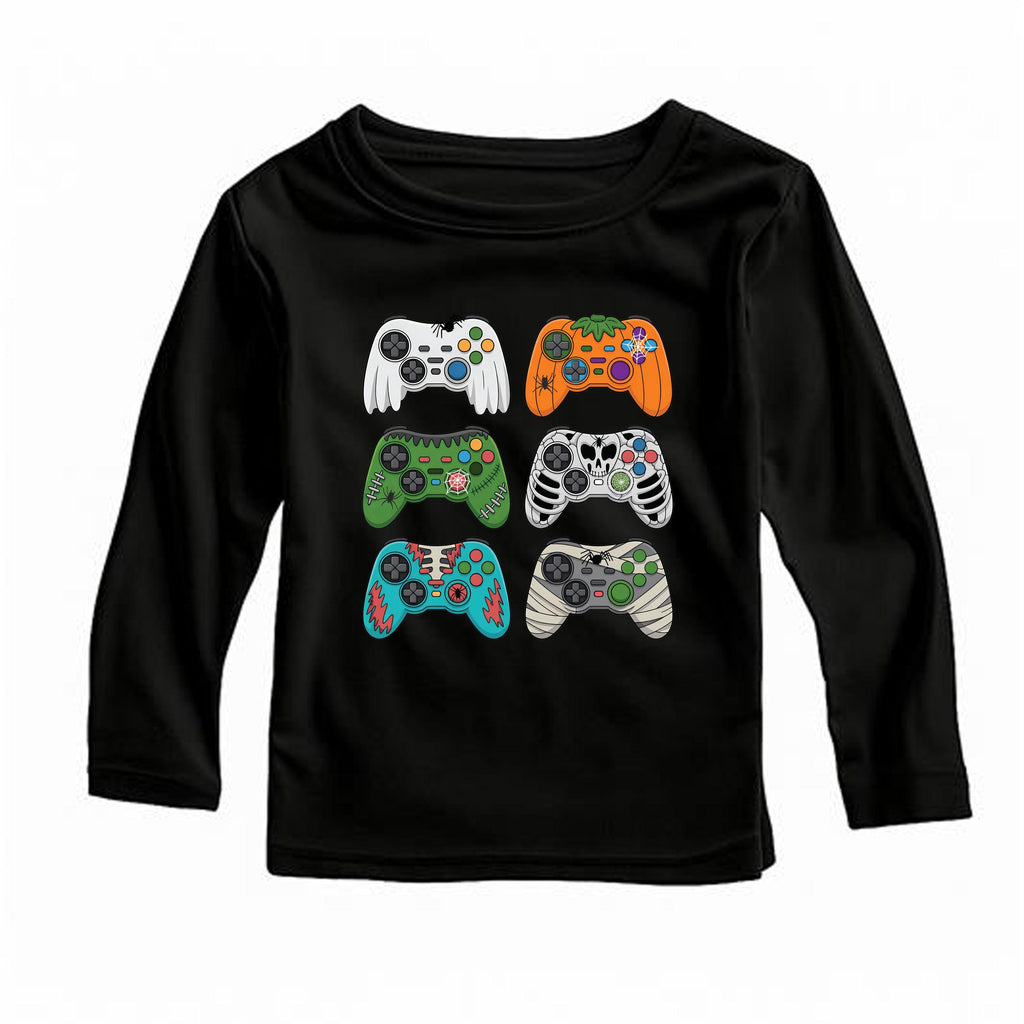 Gaming Halloween Retro Gamer Baby Shirt, Baby Bodysuit, Trendy Fall Toddler Sweatshirt - Cute Boys Spooky Outfit, Trick or Treat Look