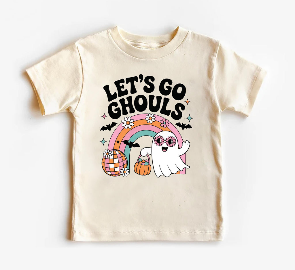 Retro Halloween Girl Baby Shirt, Let's Go Ghouls Baby Bodysuit, Cute Toddler Sweatshirt - Fall Outfit for Girls, Spooky Season Clothes